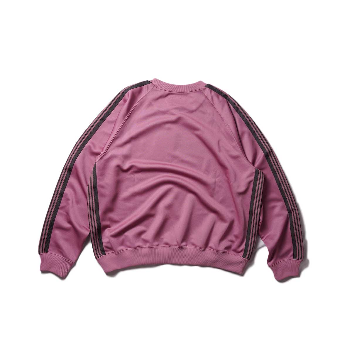 Needles / Track Crew Neck Shirt -Poly Smooth (Smoke Pink)背面
