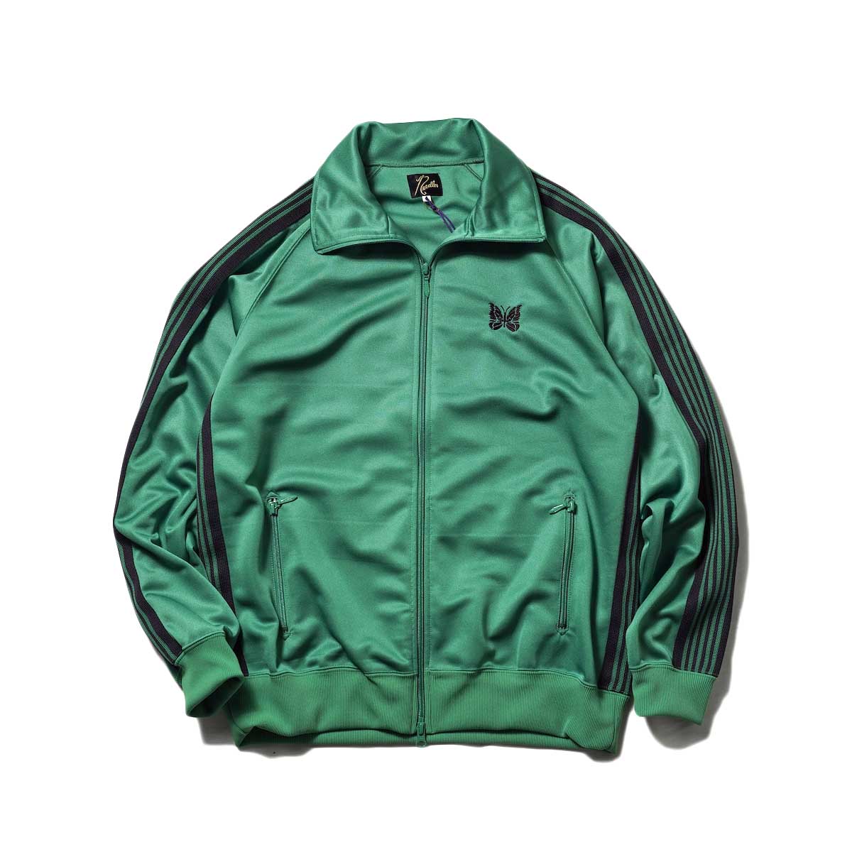 Needles / Track Jacket -Poly Smooth (Emerald Green)