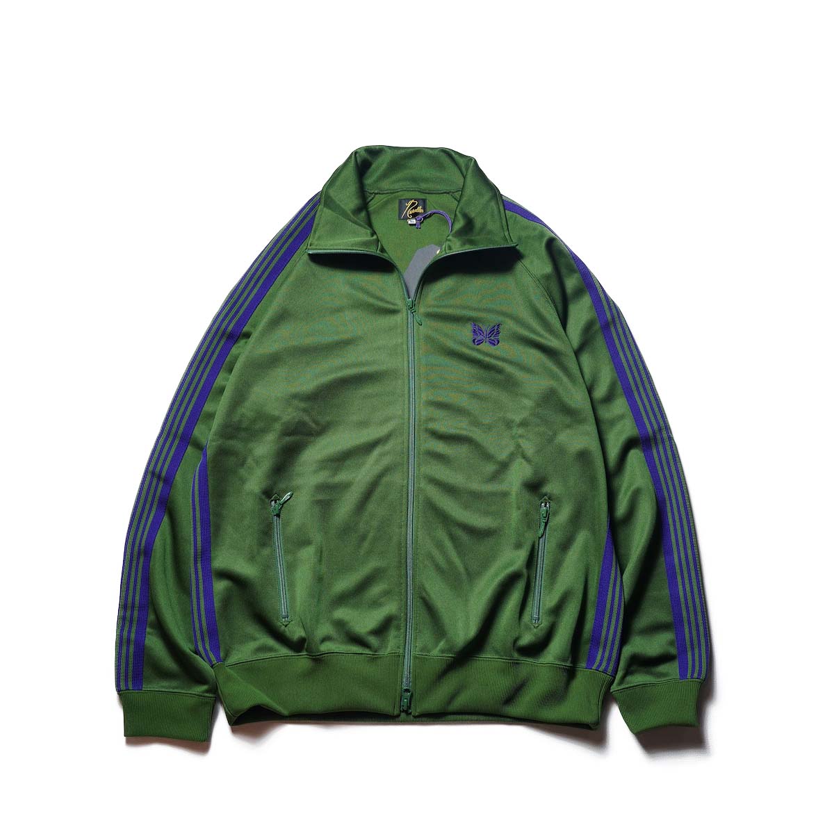 Needles / TRACK JACKET - POLY SMOOTH (Ivy Green)