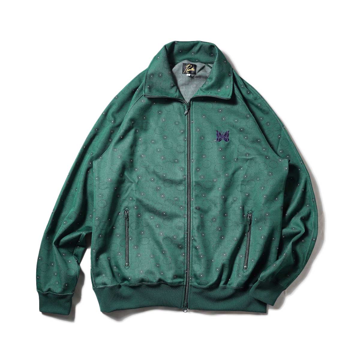 Needles / TRACK JACKET - POLY JQ (Green)正面