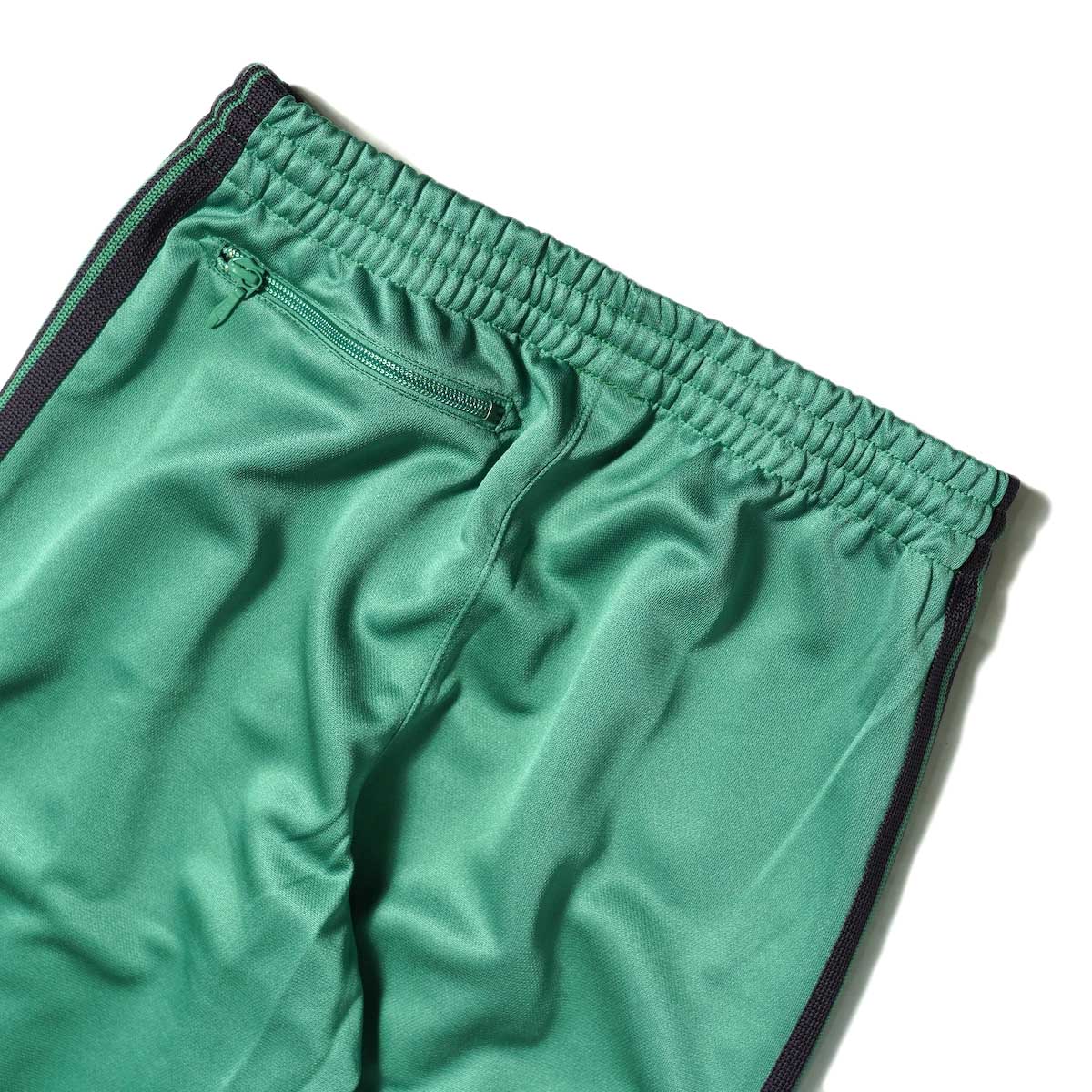 Needles / Track Pant -Poly Smooth (Emerald) ヒップポケット