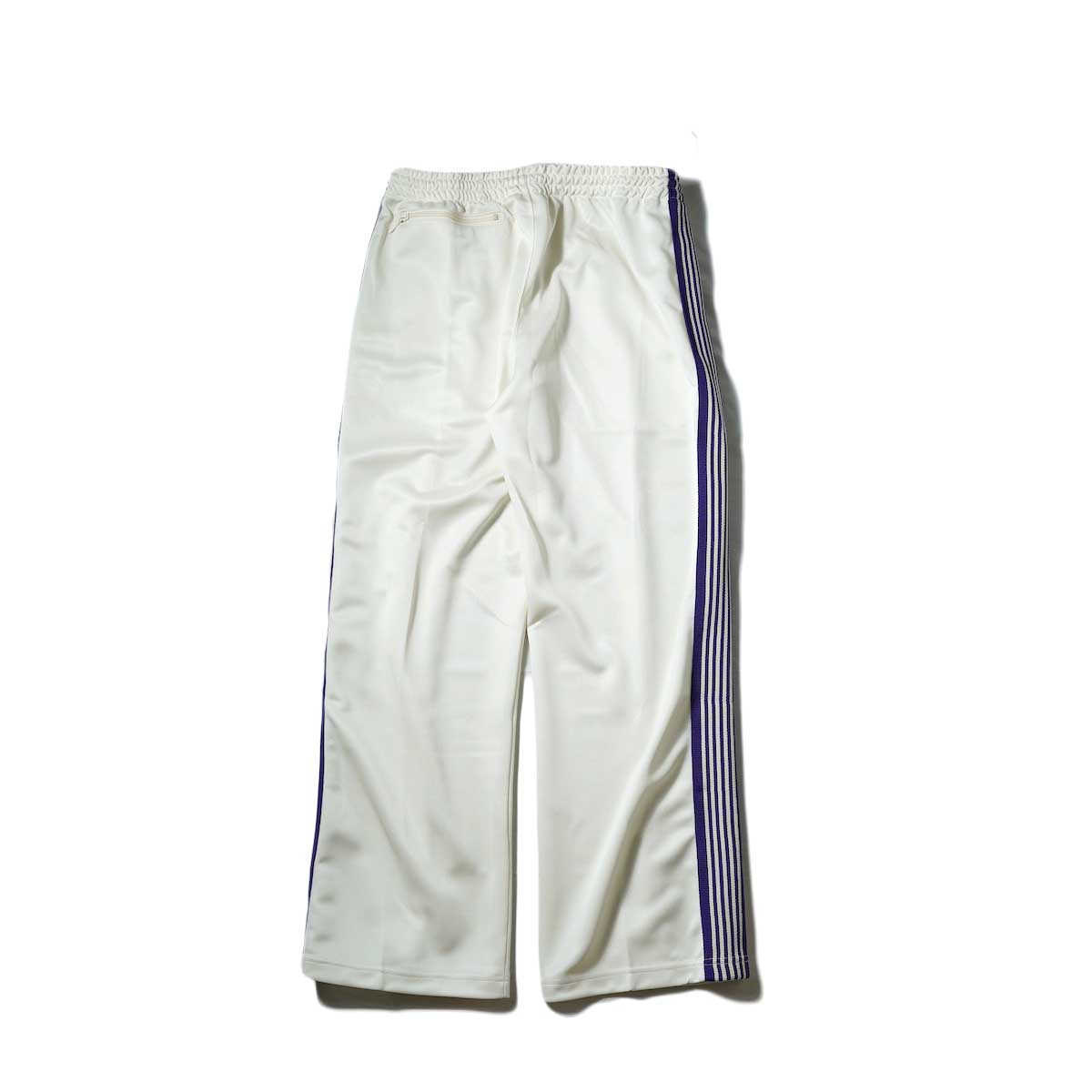 Needles / Track Pant -Poly Smooth (Ice White) 背面