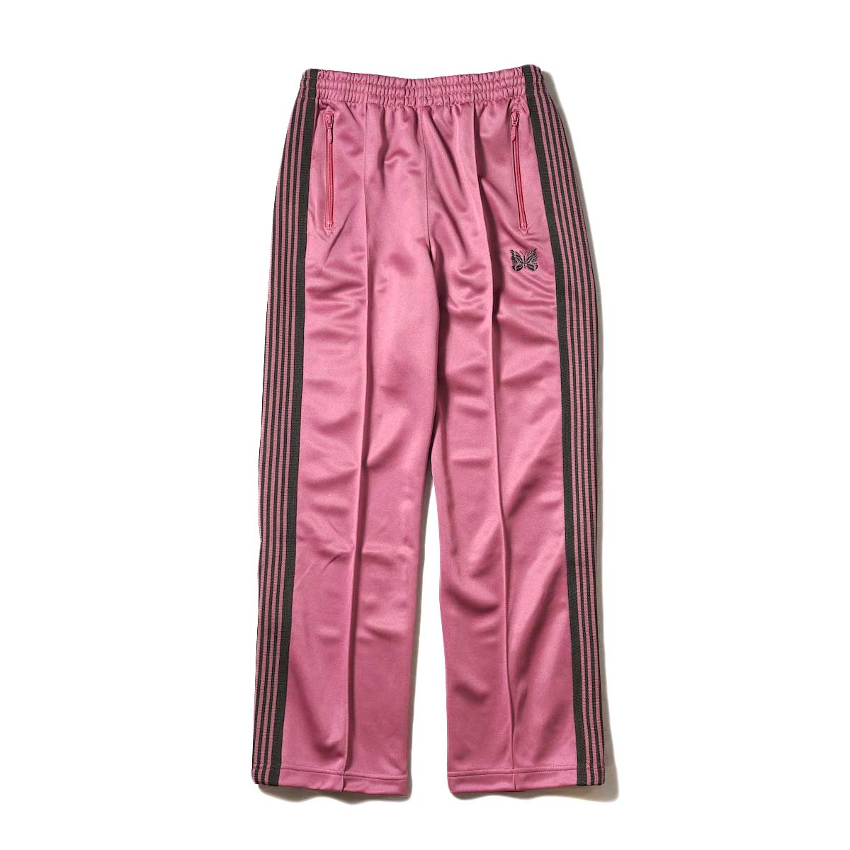 Needles / Track Pant -Poly Smooth (Smoke Pink) 正面
