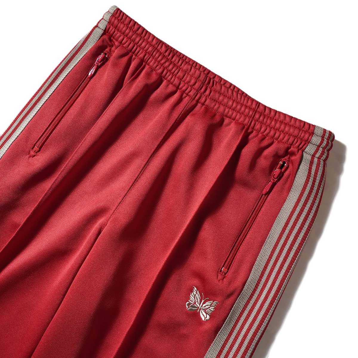 Needles / Track Pant -Poly Smooth (Red) ウエスト
