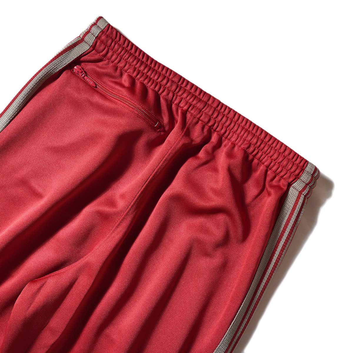 Needles / Track Pant -Poly Smooth (Red) ヒップポケット