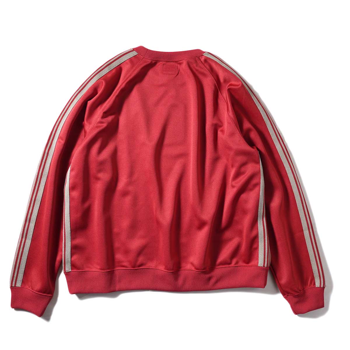 Needles / Track Crew Neck Shirt -Poly Smooth (Red) 背面