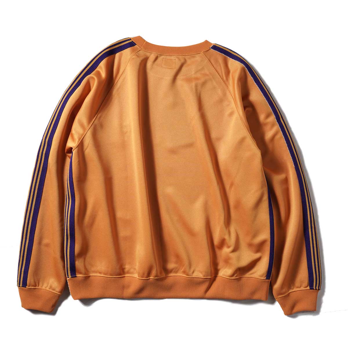 Needles / Track Crew Neck Shirt -Poly Smooth (Yellow Gold) 背面