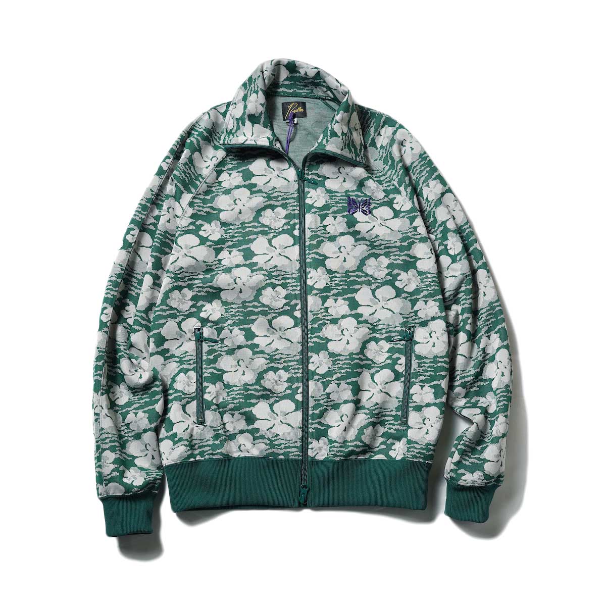 Needles / TRACK JACKET - POLY JQ (Floral)正面