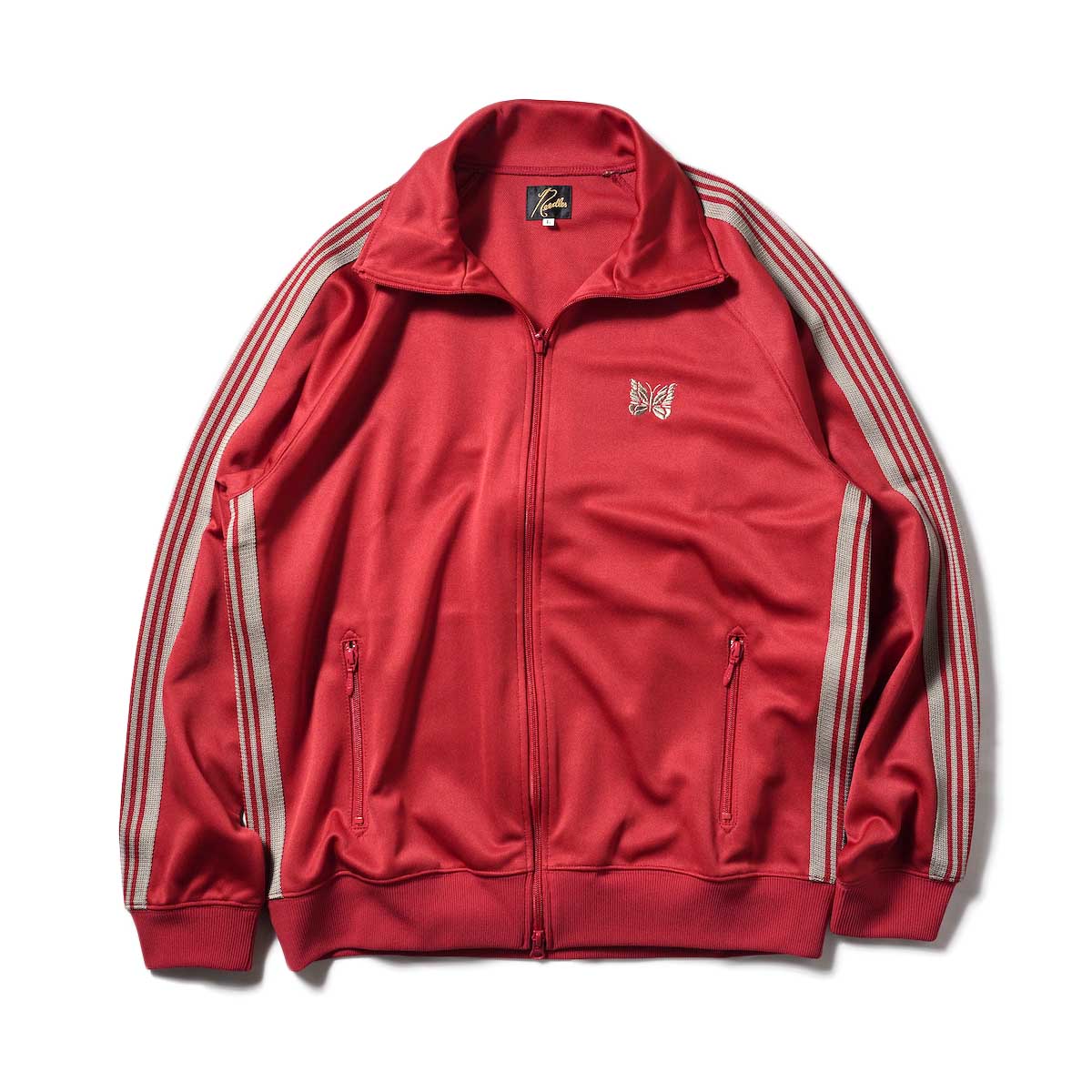Needles / TRACK JACKET - POLY SMOOTH (Red)正面