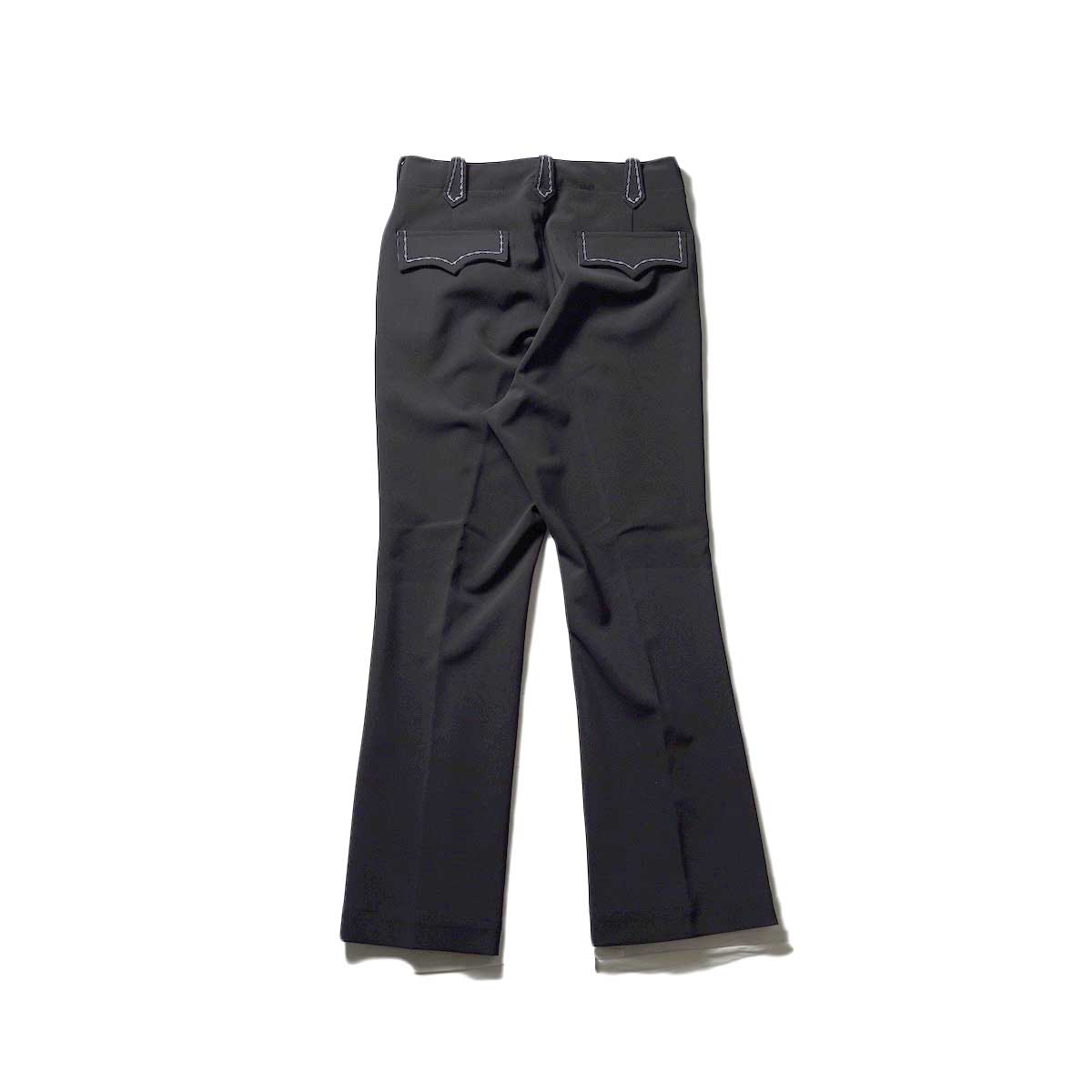 Needles / Western Leisure Pant - PE/PU Double Cloth (Black)背面