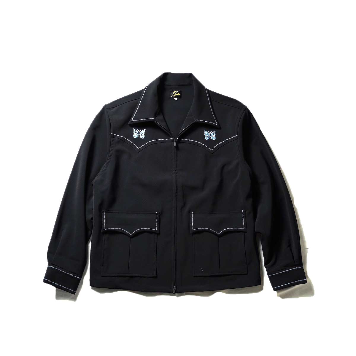 Needles / Western Sport Jacket - PE/PU Double Cloth (Black)