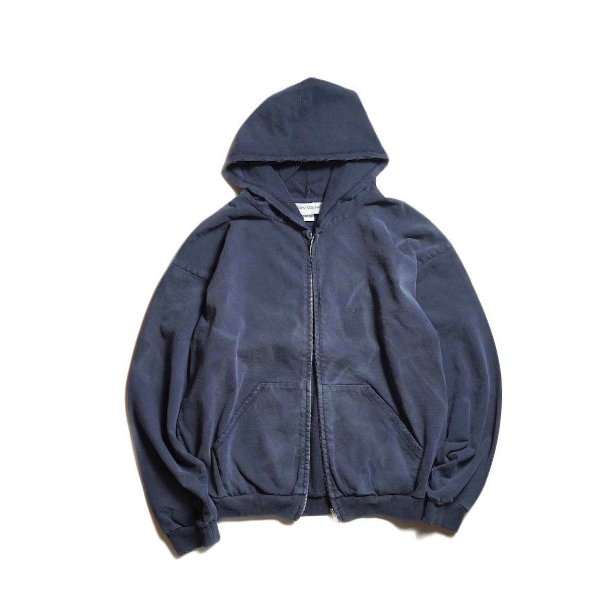 New Manual / VINTAGE WASHED ZIP HOODIE (Nvy)