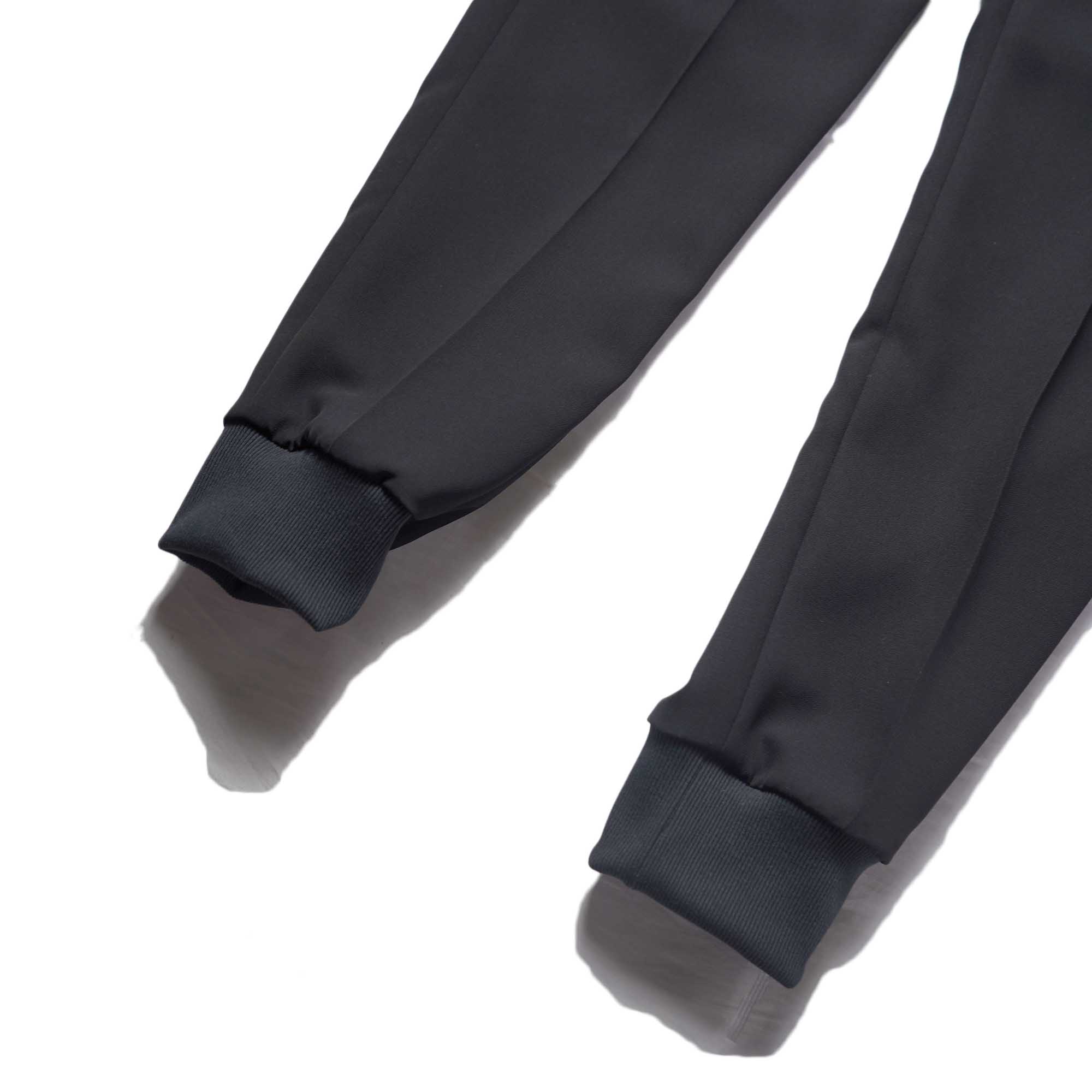 N.HOOLYWOOD / CP05-098 RIBBED EASY PANTS (Black)裾