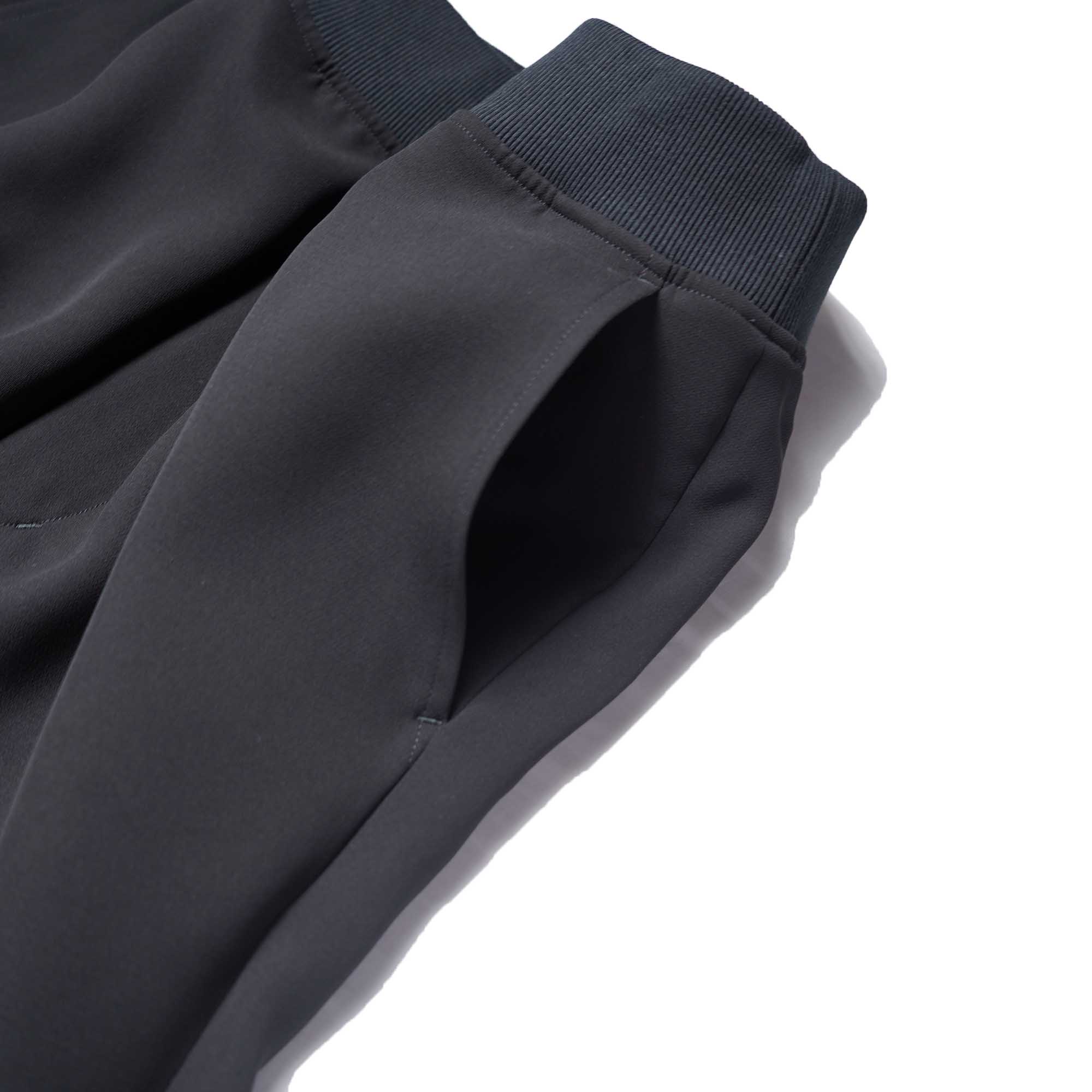 N.HOOLYWOOD / CP05-098 RIBBED EASY PANTS (Black)ポケット