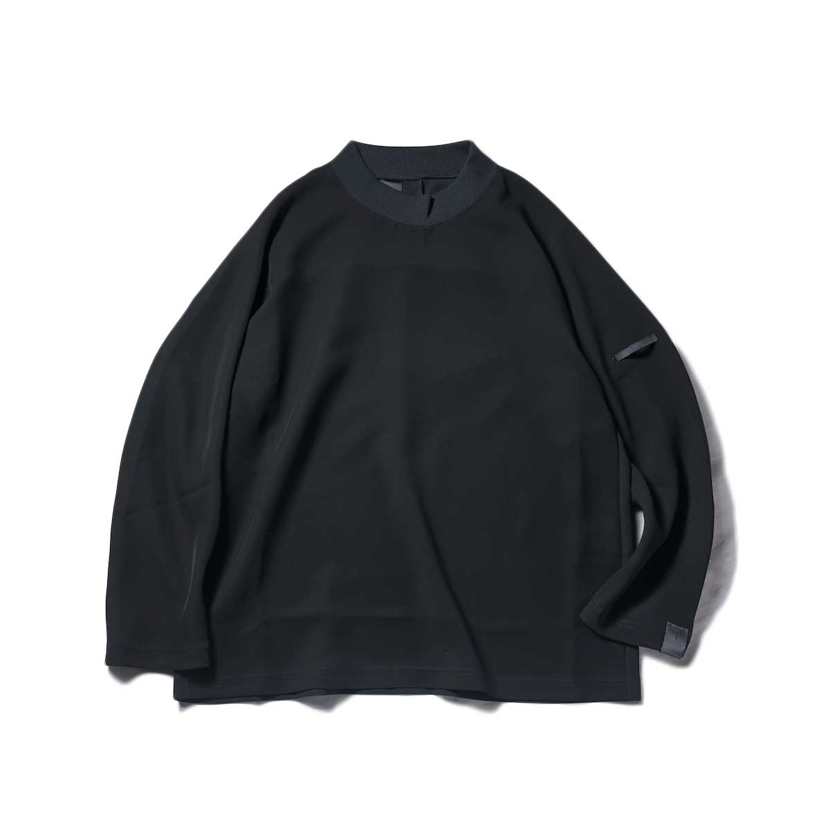 N.HOOLYWOOD / 2231-CS11 MOCK NECK LONG SLEEVE SHIRT (Black)