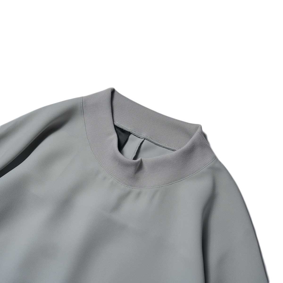 N.HOOLYWOOD / 2231-CS11 MOCK NECK LONG SLEEVE SHIRT (Gray)襟