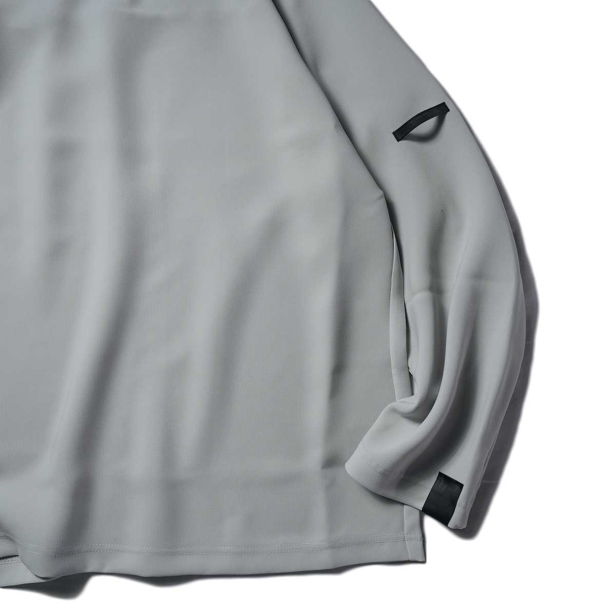 N.HOOLYWOOD / 2231-CS11 MOCK NECK LONG SLEEVE SHIRT (Gray)袖、裾