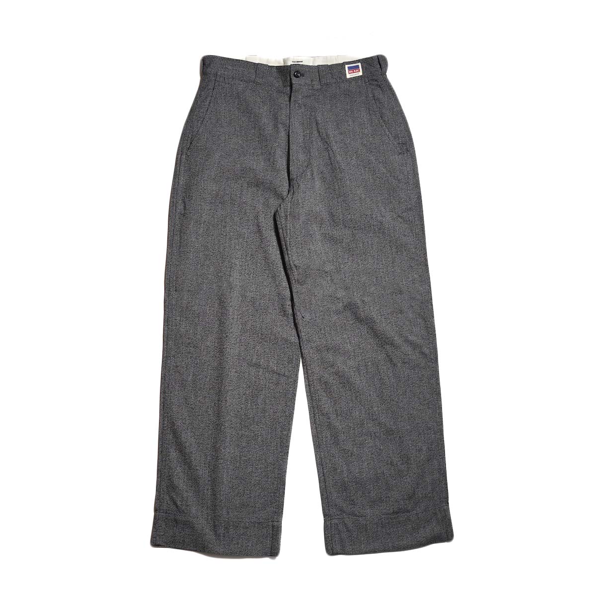 N.HOOLYWOOD COMPILE × BIG MAC / 2262-PT60-026 BLACK CHAMBRAY WORK PANTS (Black)