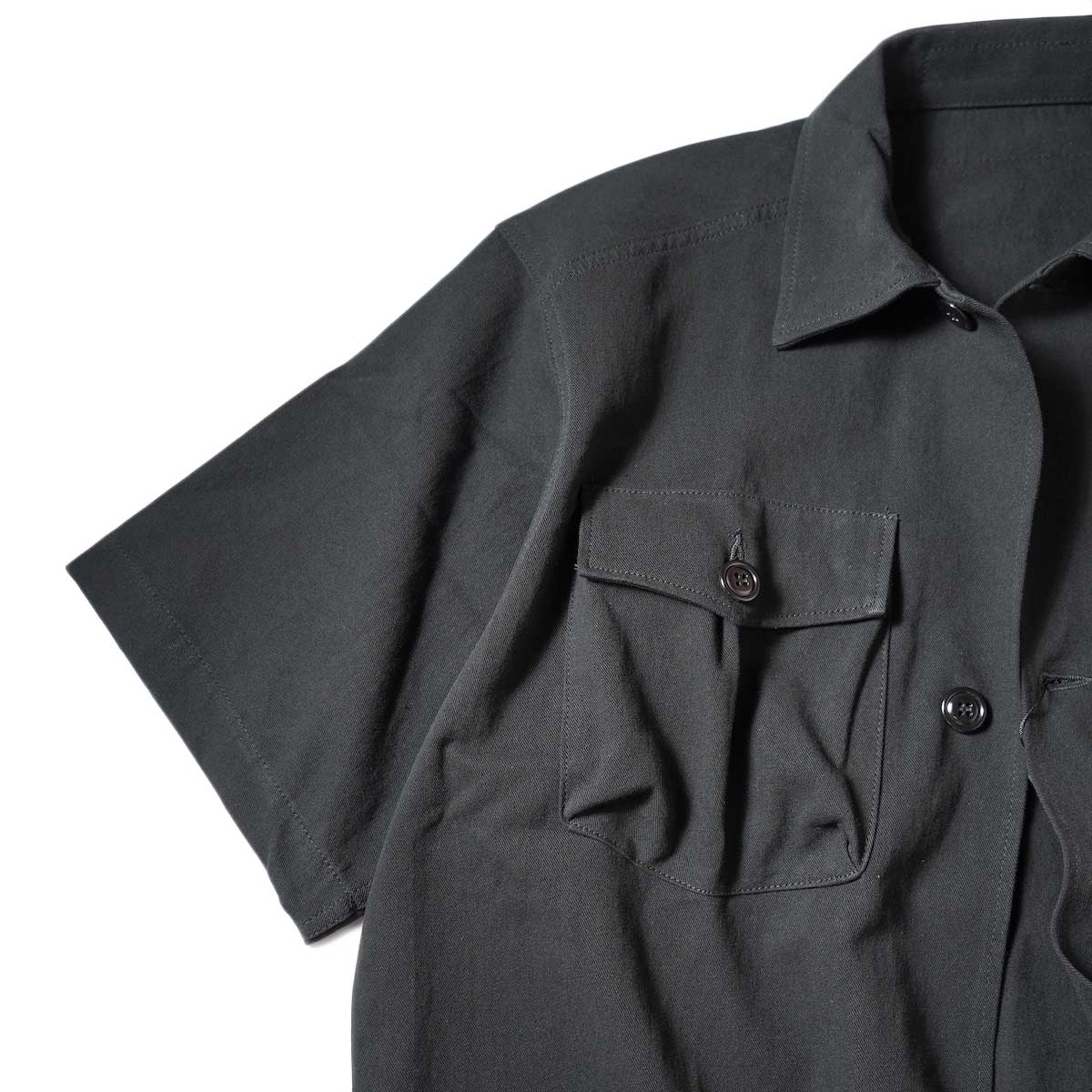 N.HOOLYWOOD / 9221-CH02-002 SHIRT BLOUSON (Black)袖、胸ポケット