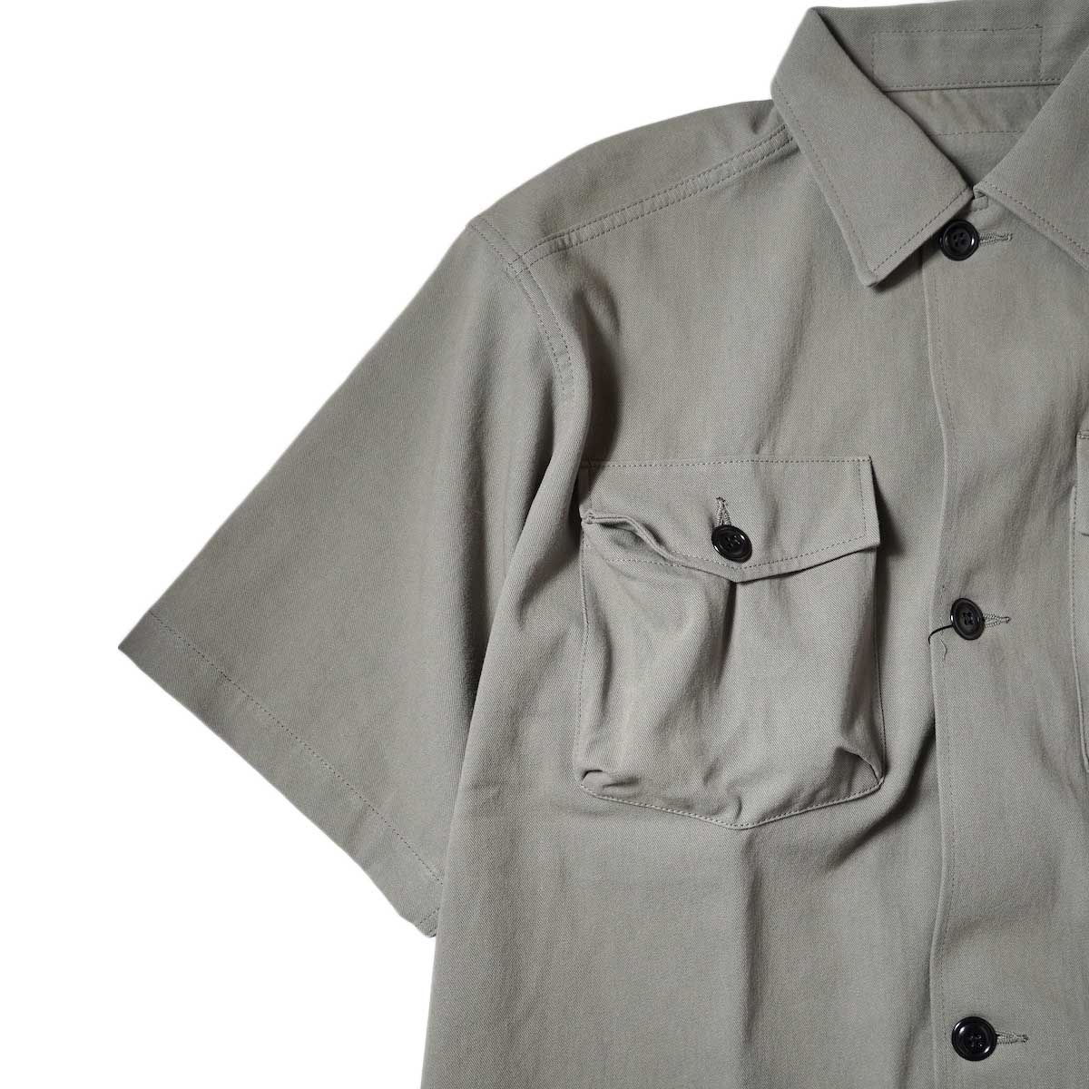 N.HOOLYWOOD / 9221-CH02-002 SHIRT BLOUSON (Gray)袖、胸ポケット