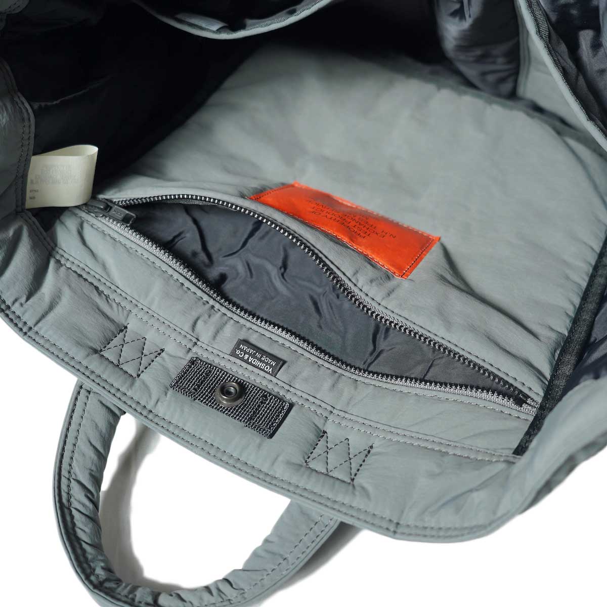 N.HOOLYWOOD / N.HOOLYWOOD TEST PRODUCT EXCHANGE SERVICE × PORTER  HELMET BAG (Charcoal)内ポケット