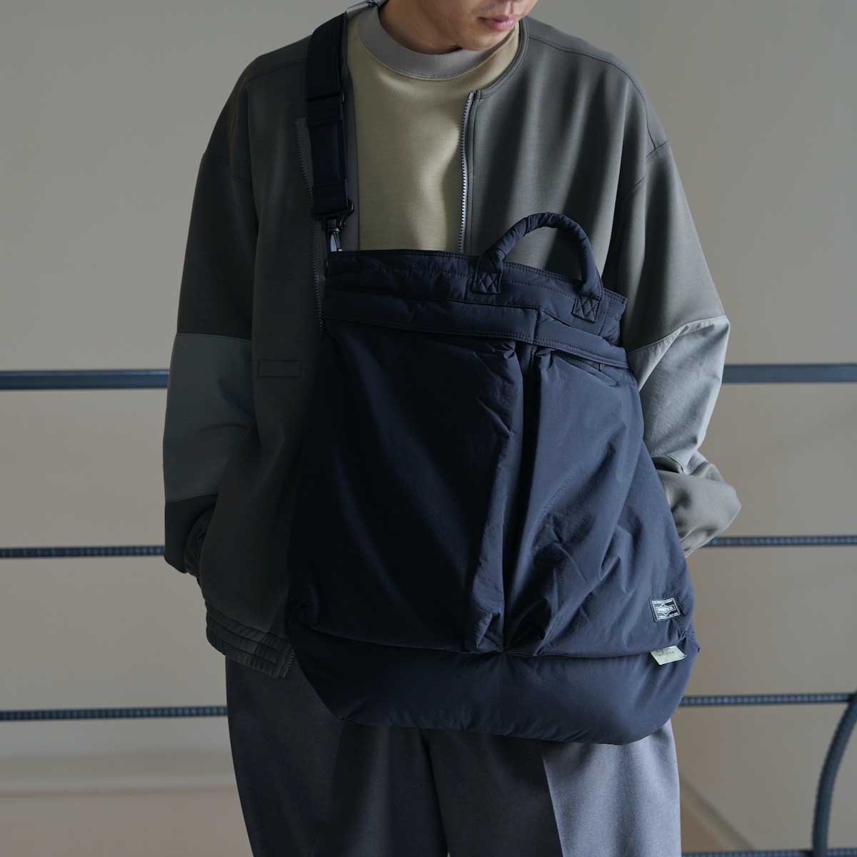 N.HOOLYWOOD / N.HOOLYWOOD TEST PRODUCT EXCHANGE SERVICE × PORTER  HELMET BAG (Black)着用画像3