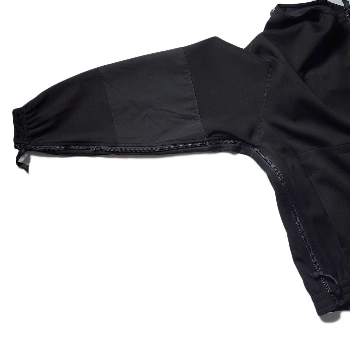 N.HOOLYWOOD / 9231-BL06-006 pieces CREW NECK BLOUSON (Black)サイドジップ