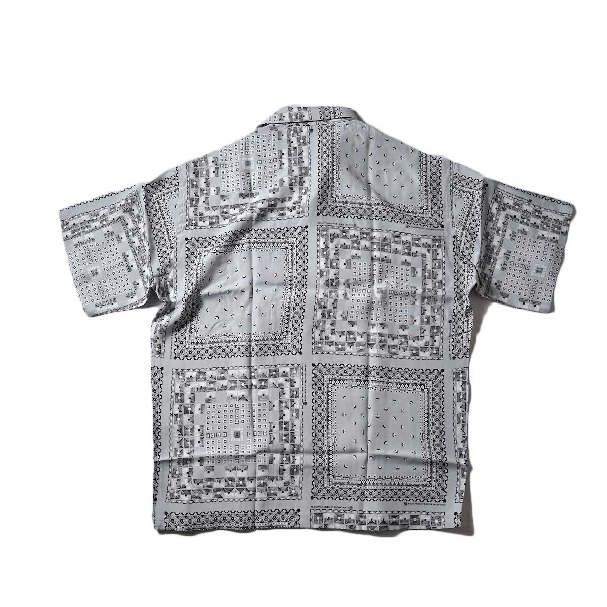 N.HOOLYWOOD / 1223-SH03-003 pieces OPEN COLLAR HALF SLEEVE SHIRT (Gray)背面