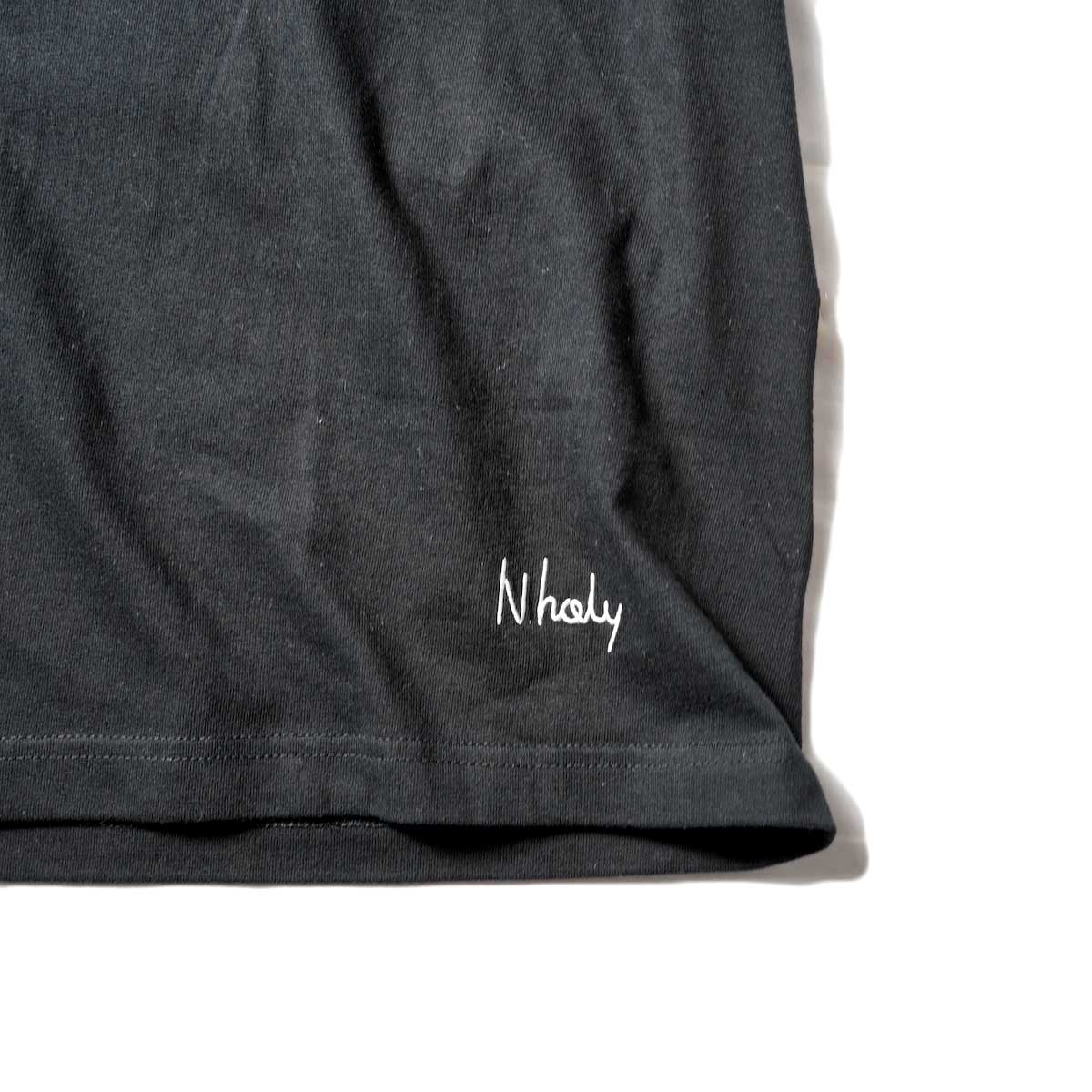 N.HOOLYWOOD / 2231-CS83 T-SHIRT (Black)裾