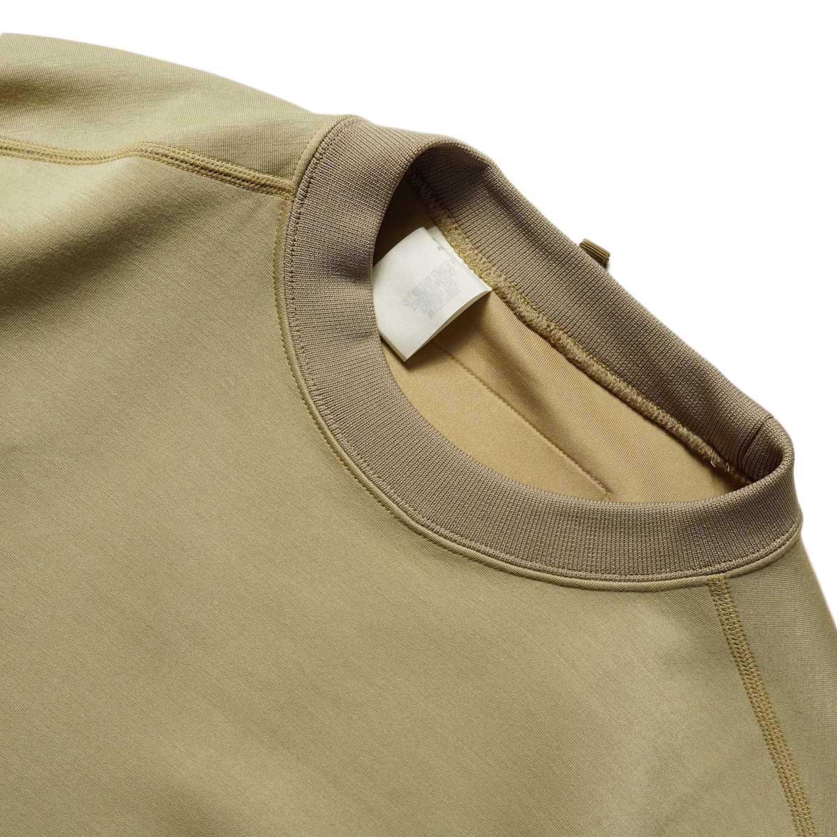 N.HOOLYWOOD / 9231-CS50 MOCKNECK HALF SLEEVE SHIRT (Beige)襟