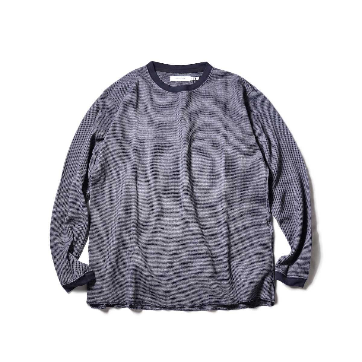 nonnative / DWELLER L/S TEE T/C THERMAL OVERDYED VW (Navy)