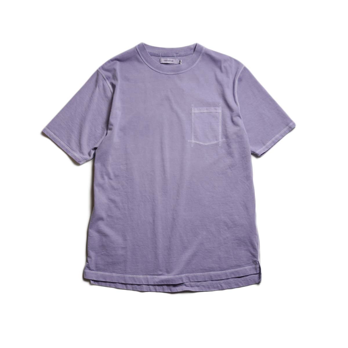 nonnative / DWELLER S/S TEE COTTON JERSEY PIGMENT DYE (Purple)