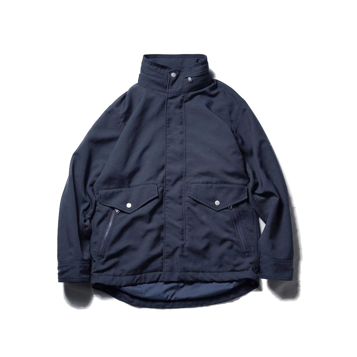 nonnative / TROOPER JACKET POLY TWILL WITH GORE-TEX INFINIUM™ (Navy)