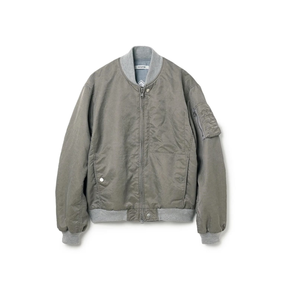 nonnative / TROOPER BLOUSON NYLON TWILL PIGMENT DYE WITH WINDSTOPPER® (Gray)