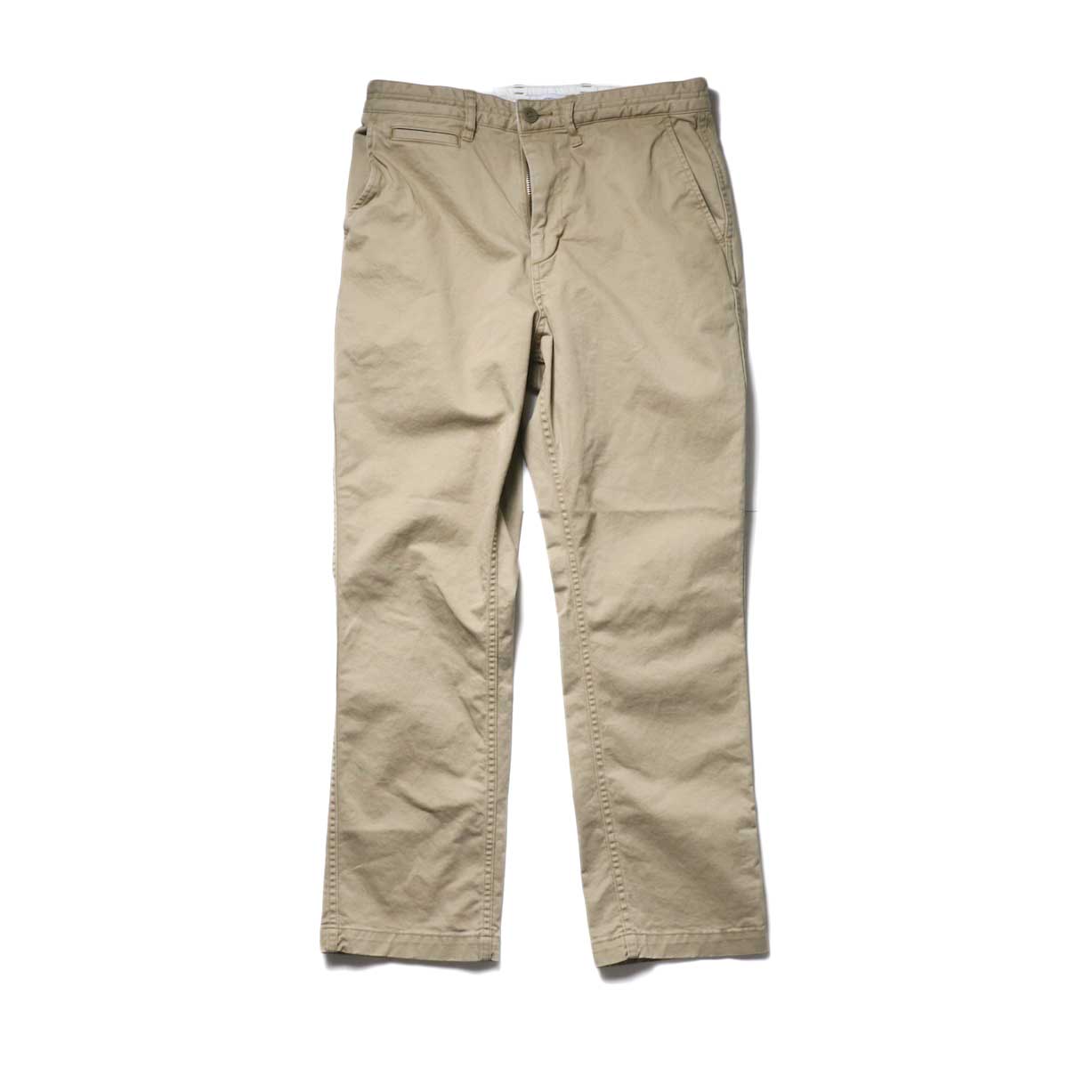 nonnative / DWELLER CHINO TROUSERS USUAL FIT C/P TWILL STRETCH VW (Beige)