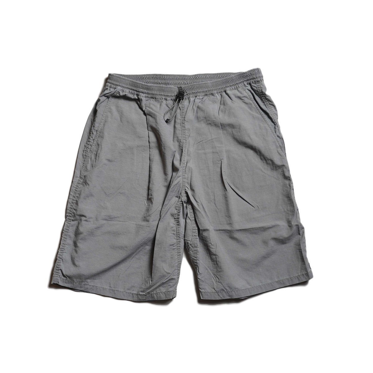 nonnative / HIKER EASY SHORTS NYLON RIPSTOP PIGMENT DYE (Gray)