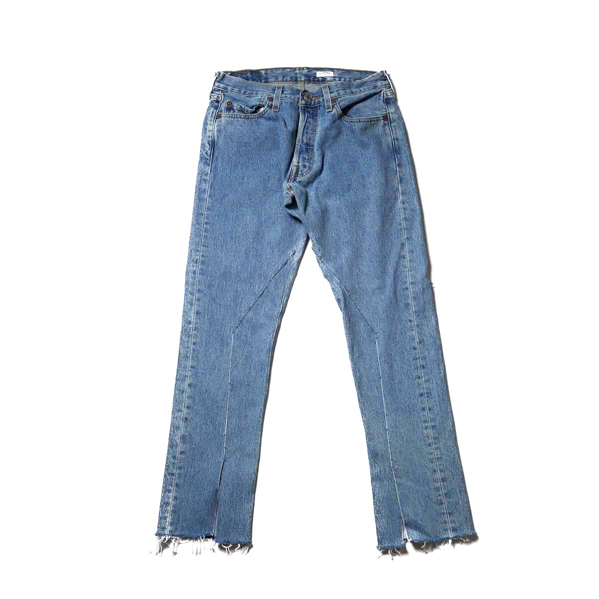 OLD PARK / Slit Jeans (Blue) Ssize-B