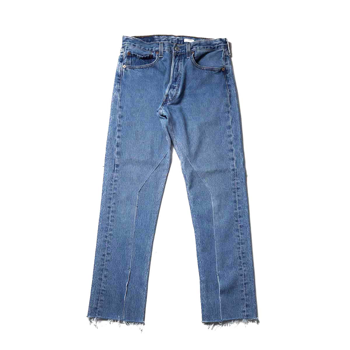 OLD PARK / Slit Jeans (Blue) Ssize-C