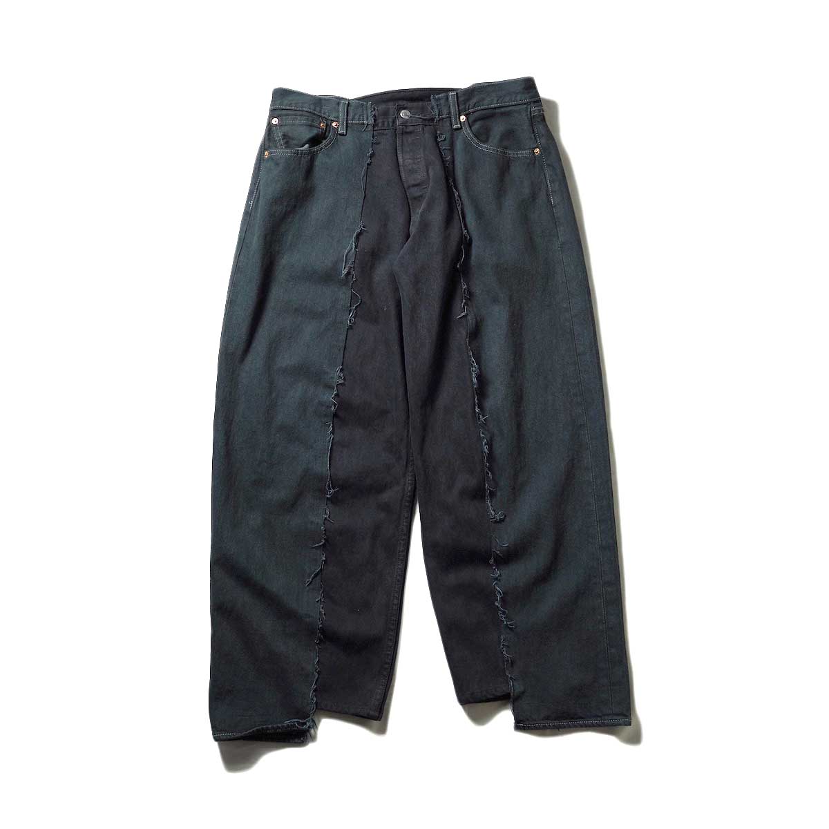 OLD PARK / BAGGY JEANS BLACK (Lsize-C)