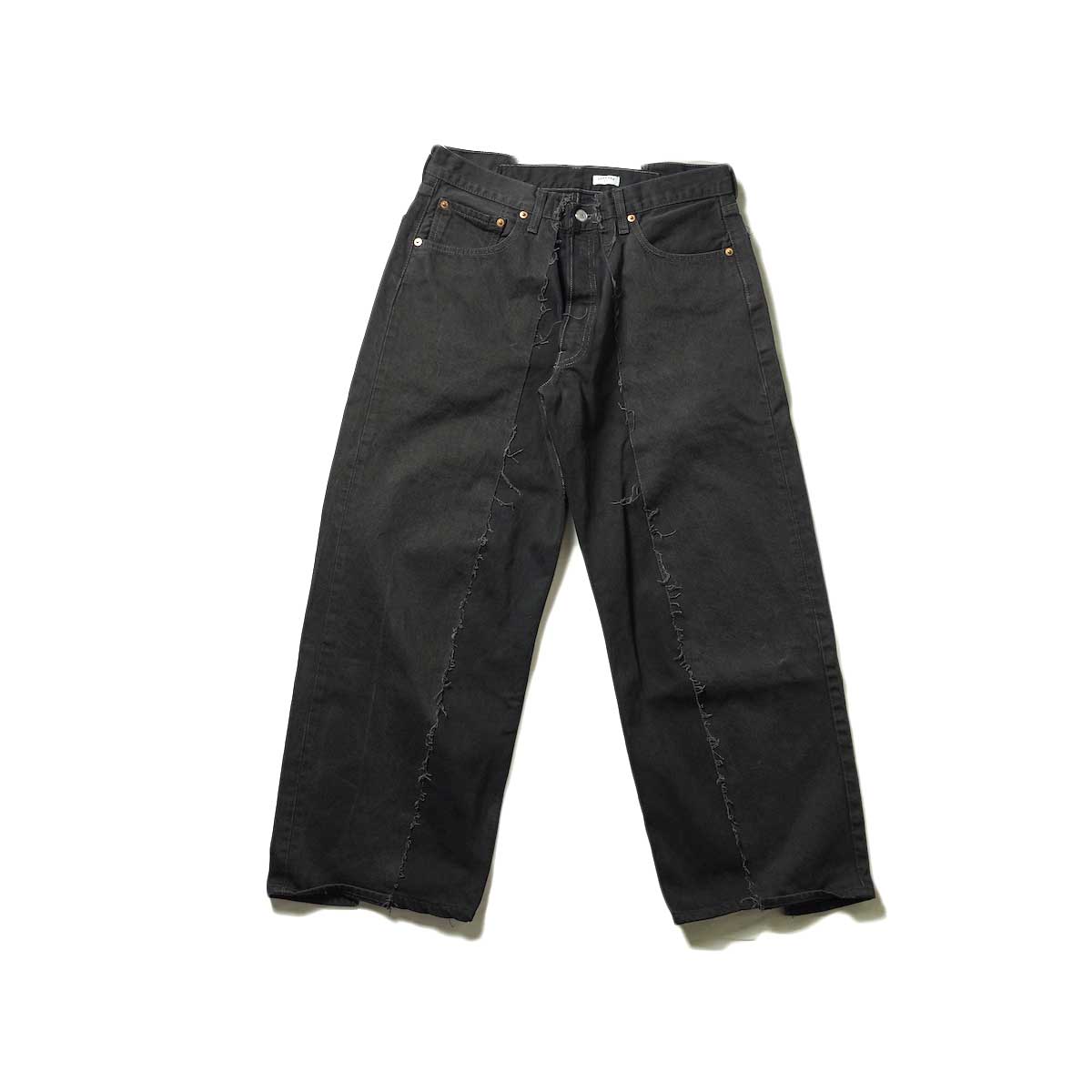 OLD PARK / BAGGY JEANS BLACK (Lsize-1)