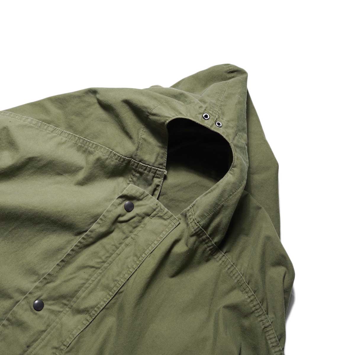 OLD PARK / Sleeping Bag Mods Coat (Olive)襟