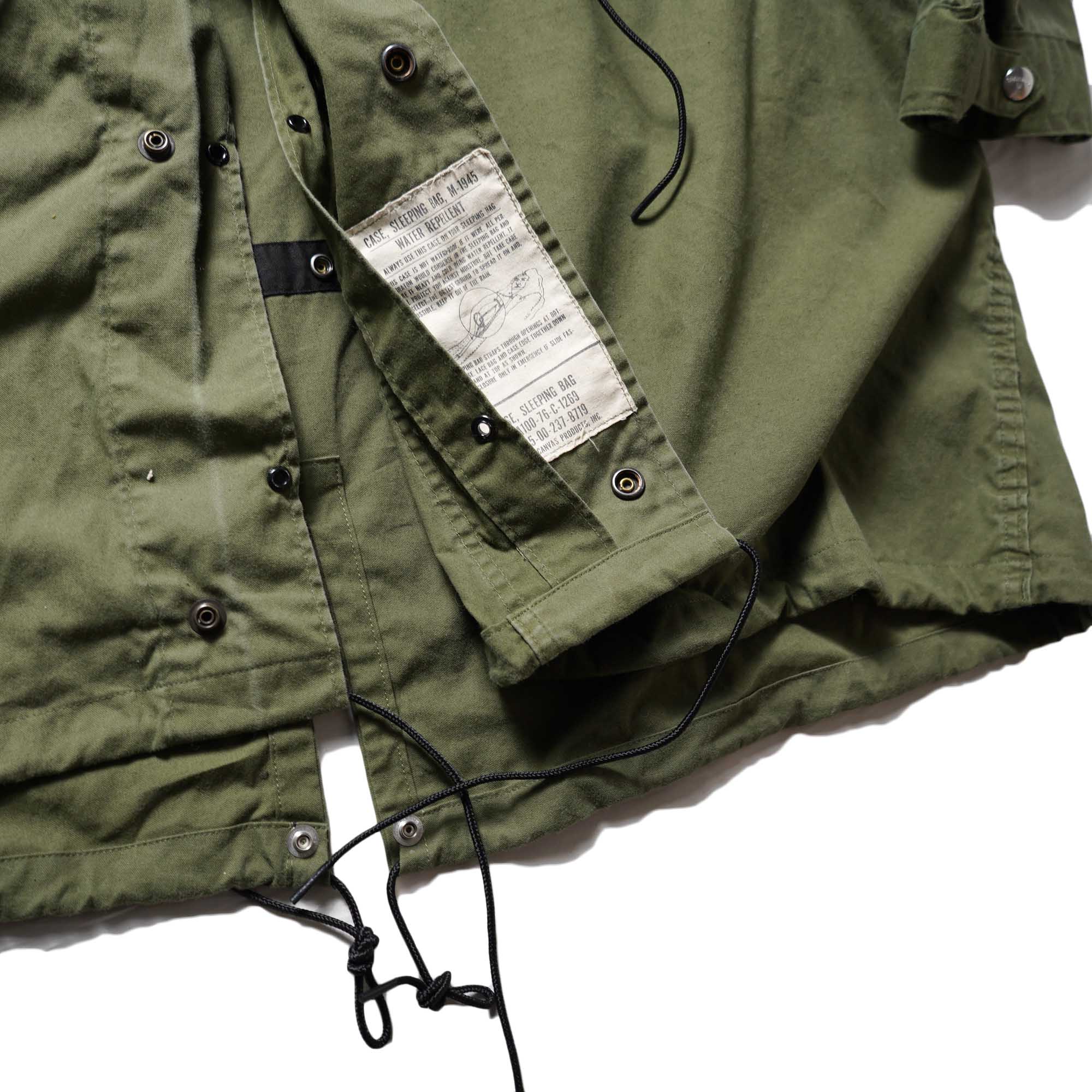 OLD PARK / Sleeping Bag Mods Coat (Olive)裾