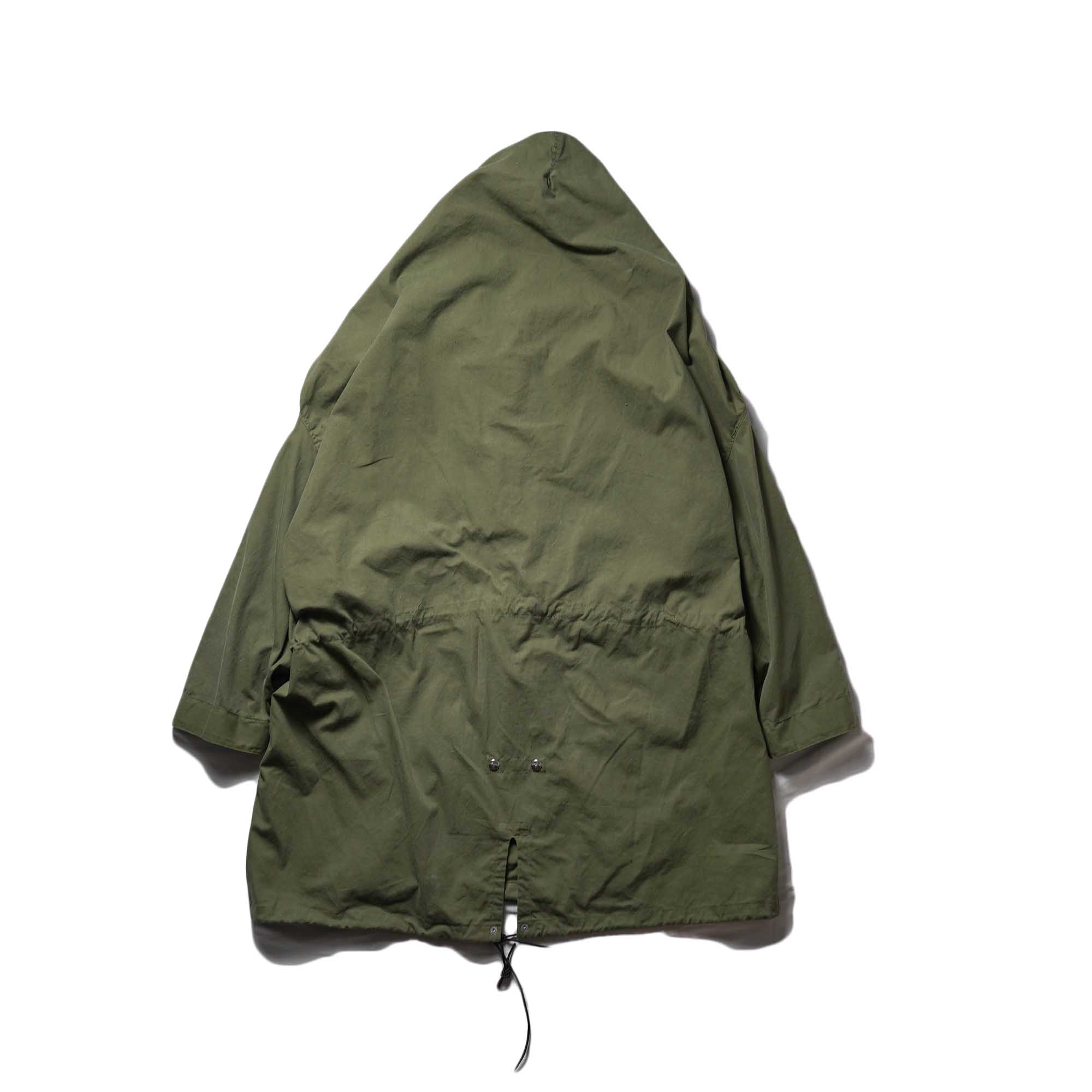 OLD PARK / Sleeping Bag Mods Coat (Olive)背面
