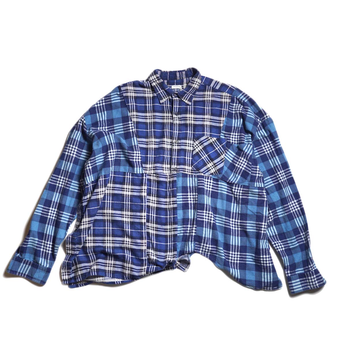 OLD PARK / HALF-BOTTON SHIRT  (Flannel - F)