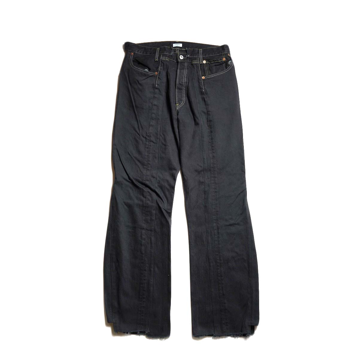OLD PARK / SWAPPED JEANS (Black - M)