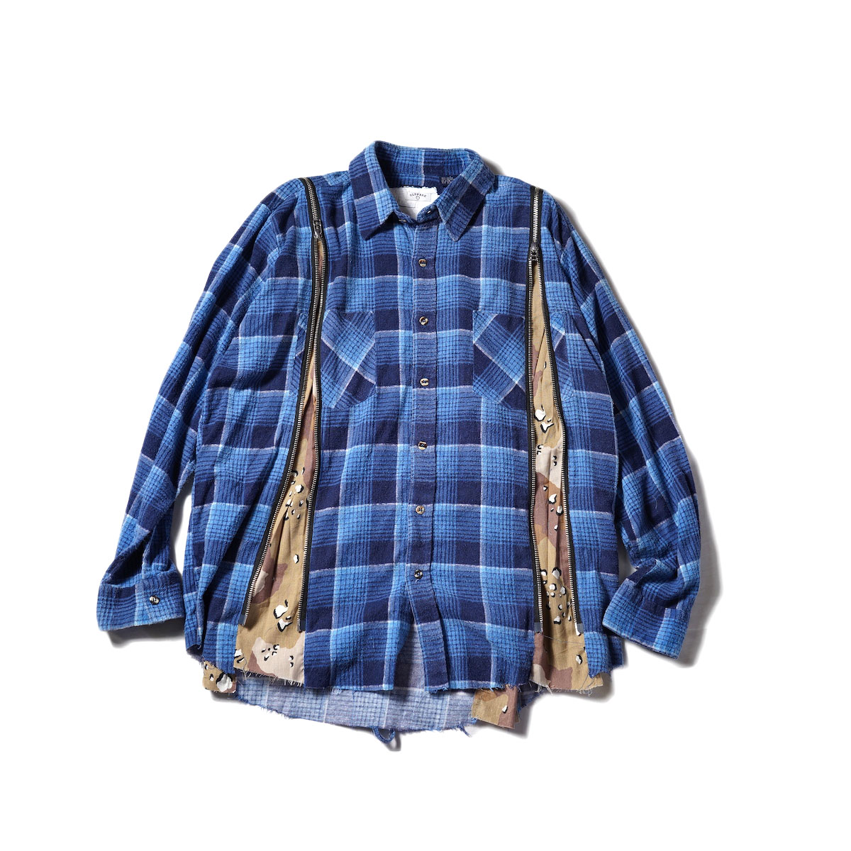 OLD PARK / Sheet Wise Shirt Flannel (A)正面