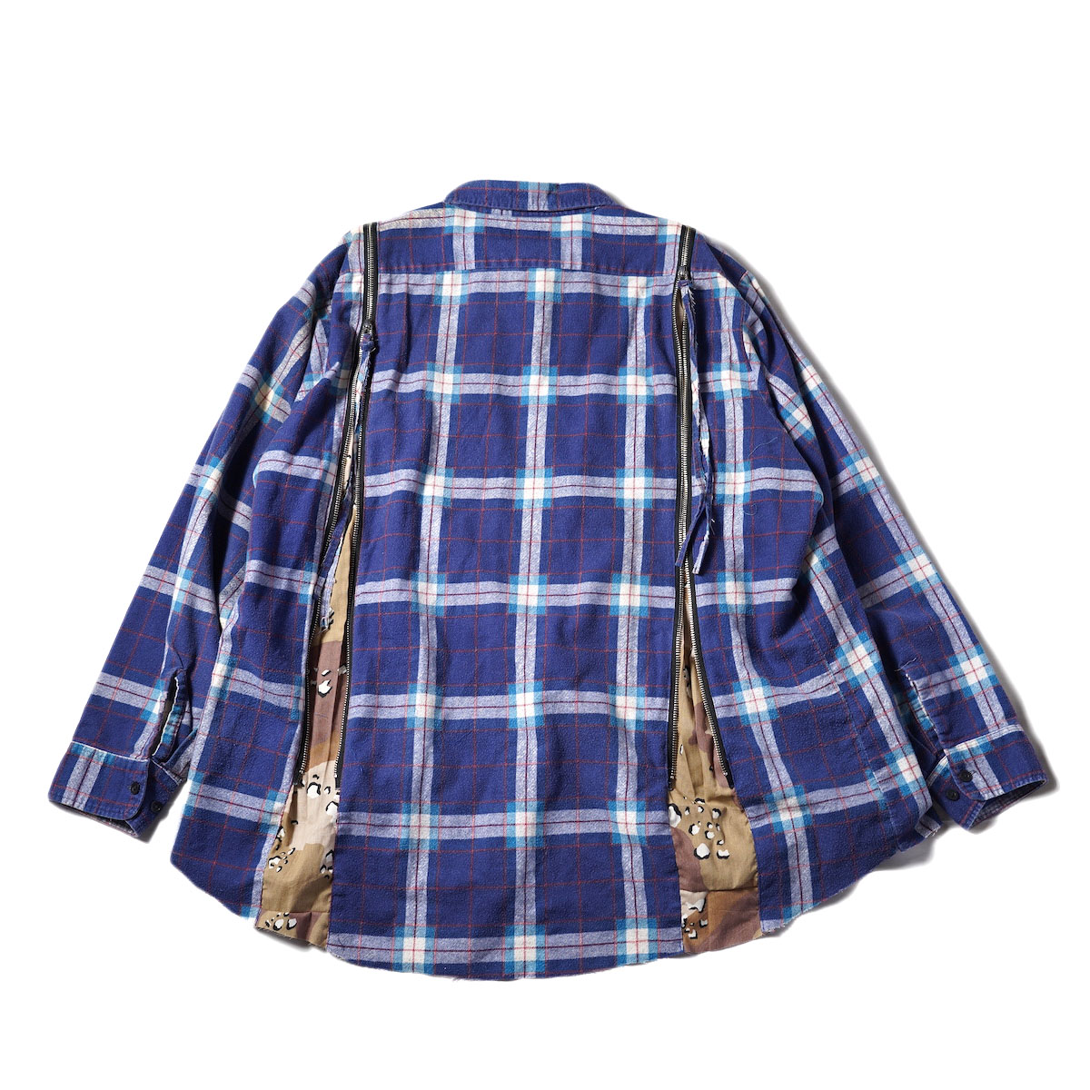 OLD PARK / Sheet Wise Shirt Flannel (B) 背面