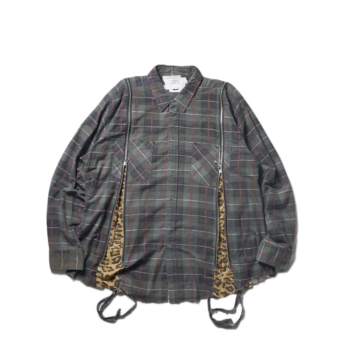 OLD PARK / Sheet Wise Shirt Flannel (E)