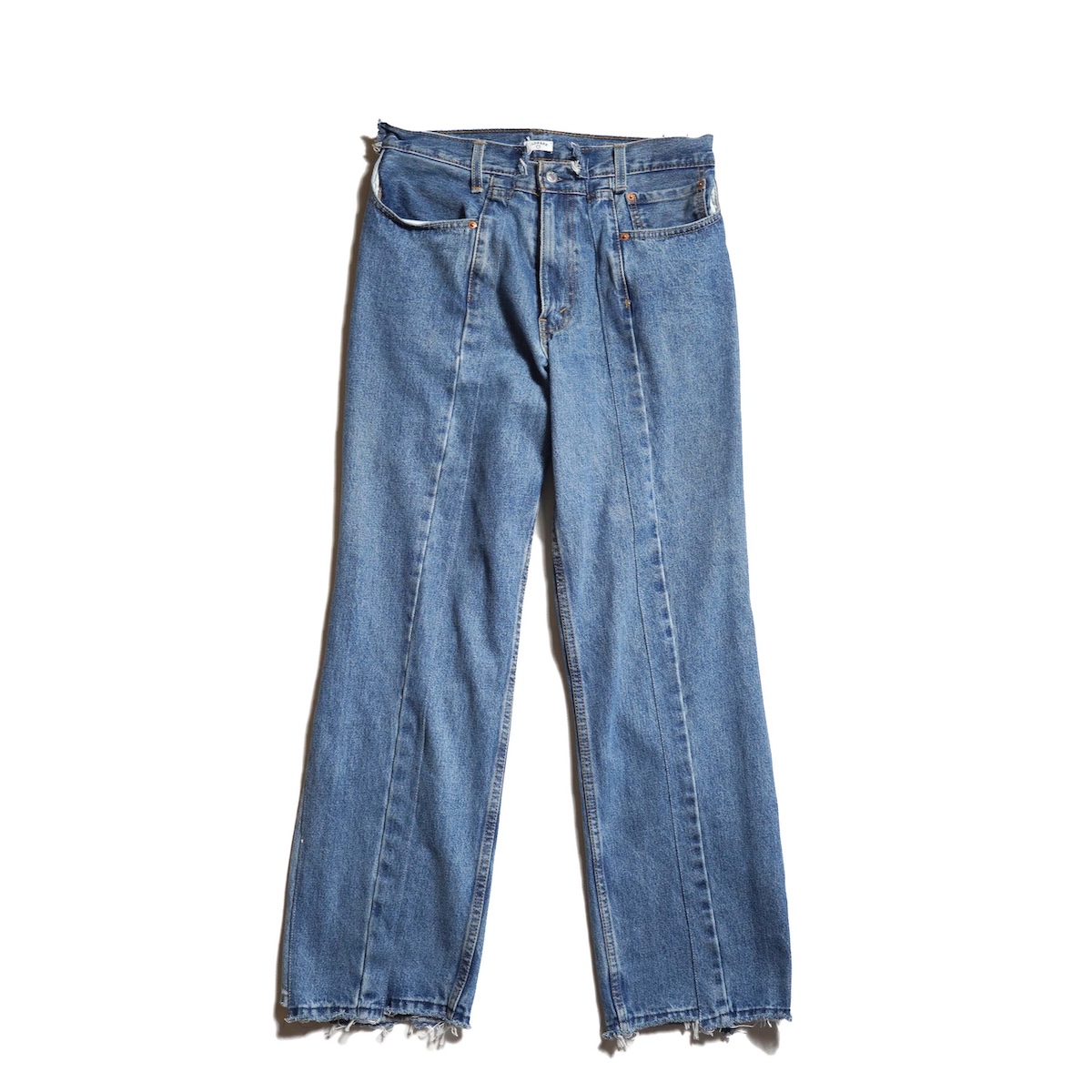 OLD PARK / SWAPPED JEANS - Lsize (Blue)