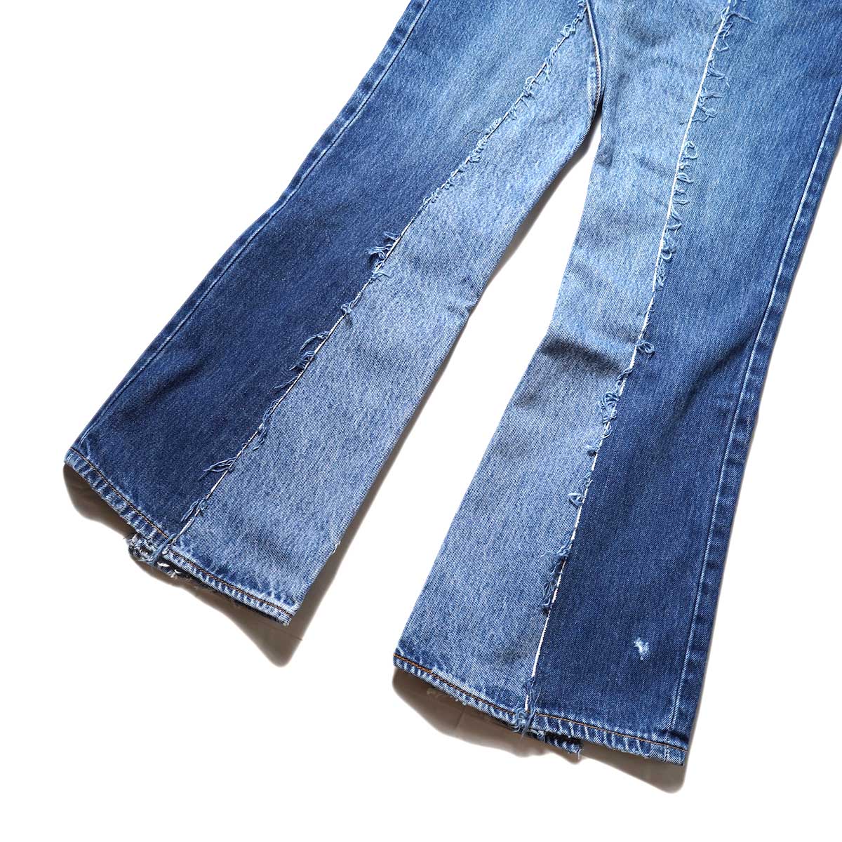 OLD PARK / W POCKET FLARE PANTS (Msize - A) 裾